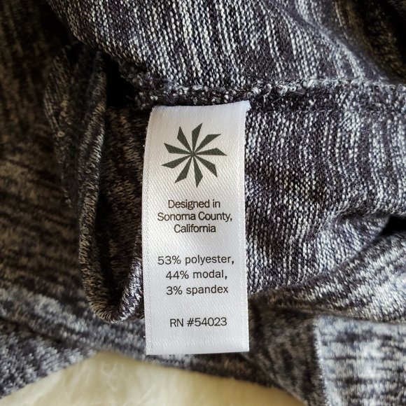 Athleta Pose Layered Top in Marled Gray Size Small - Picture 8 of 12